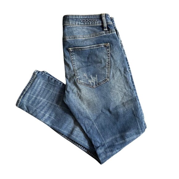 Vigoss Lightly Distressed Jeans - Picture 2 of 7